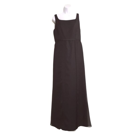 After Six Vintage Womens Dress Maxi Sleeveless Black Evening Formal Medium - Picture 3 of 9